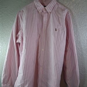 Polo Pink Striped Men's Shirt